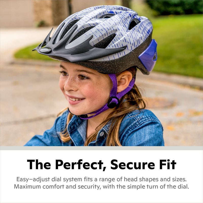 Schwinn Thrasher Helmet for Kids, Carbon, Size 55 - 58 cm, for Kids 8-14, Lightweight Microshell, Adjustable Dial and Straps, Interior Padding, 20 Air Vents, Removable Visor, Helmet for Boys and Girls - Image 3